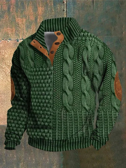 Wärmender Pullover aus weichem Material für Komfort im Herbst