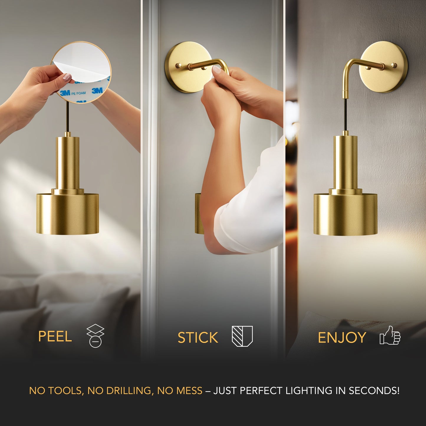 GLOWDROP WANDLAMPE (SET AUS 2 + 2 GLÜHBIRNEN GRATIS)