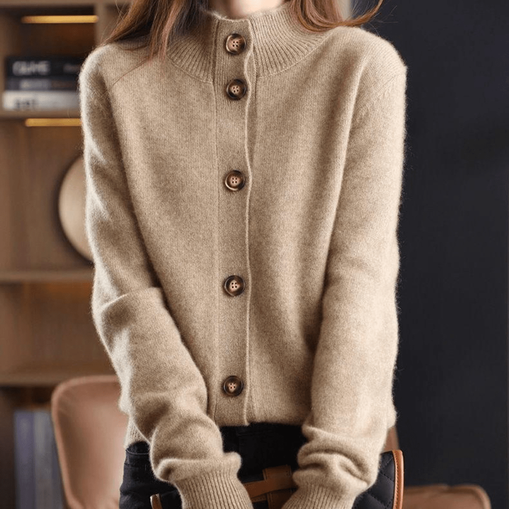 Anny - Luxuriöser Cashmere Strickcardigan