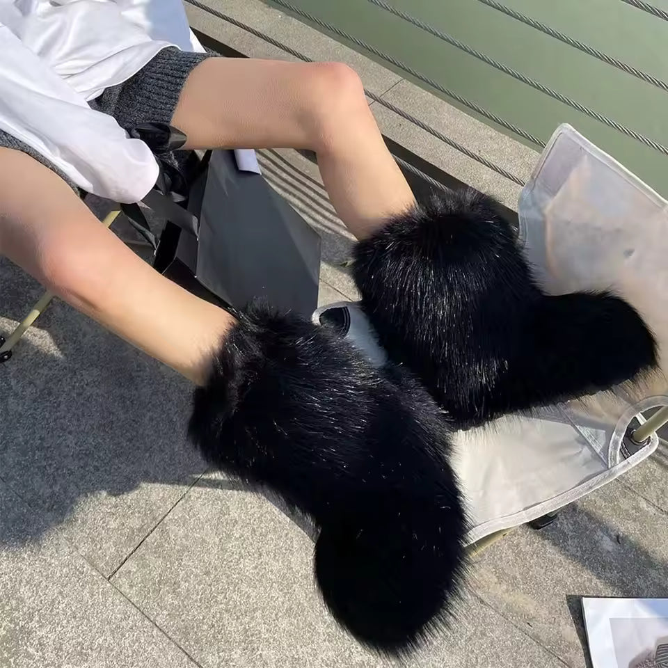 Luna - Kunstfellstiefel