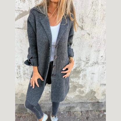 Baylea – Langer, lässiger Mantel