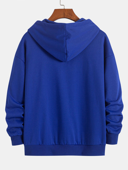 Essential Relaxed Fit Zip-Up Hoodie