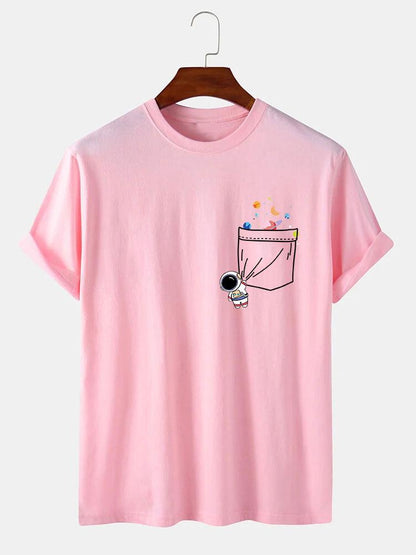 Astronaut Space Graphic T-Shirt