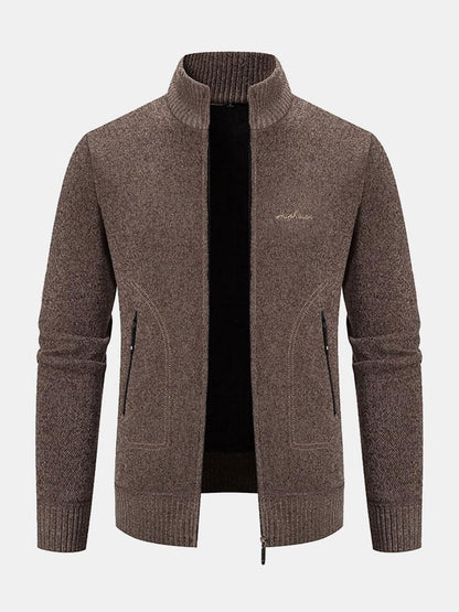 Pullover mit praktischer Reißverschlusstasche