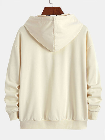 Essential Relaxed Fit Zip-Up Hoodie