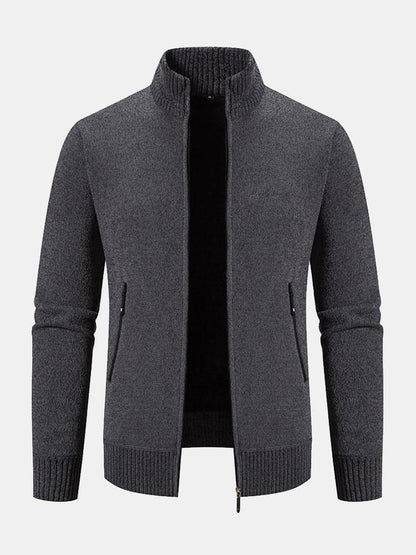 Pullover mit praktischer Reißverschlusstasche