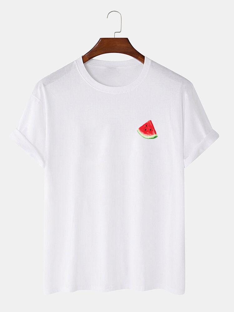 Melonen-Muster T-Shirt