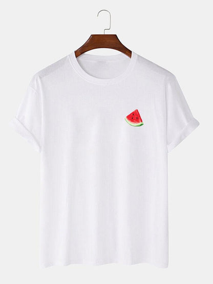 Melonen-Muster T-Shirt