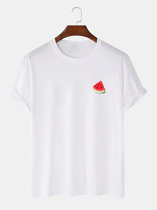 Melonen-Muster T-Shirt