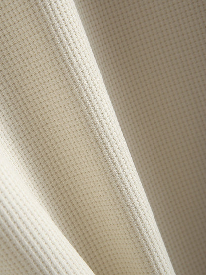 Waffle Hooded Fleece Shirt