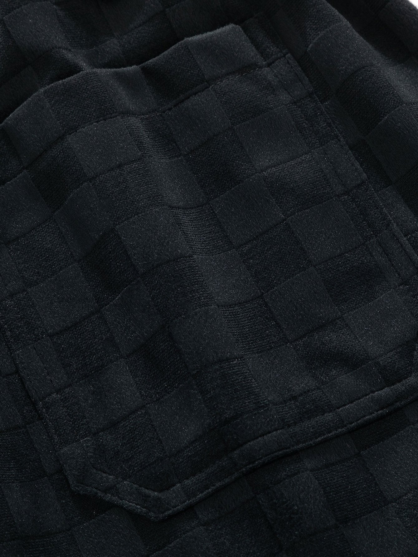 Karierte gerade Beinhosen