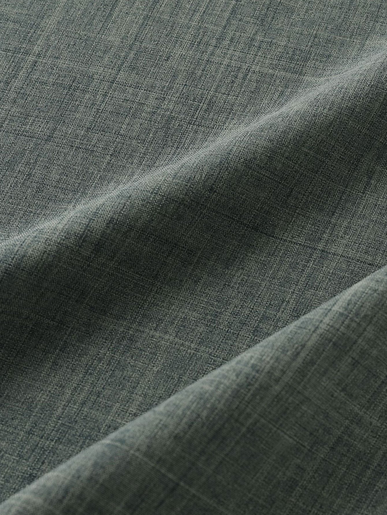 Kurze Ärmel Leinen-Optik Henley-Shirt