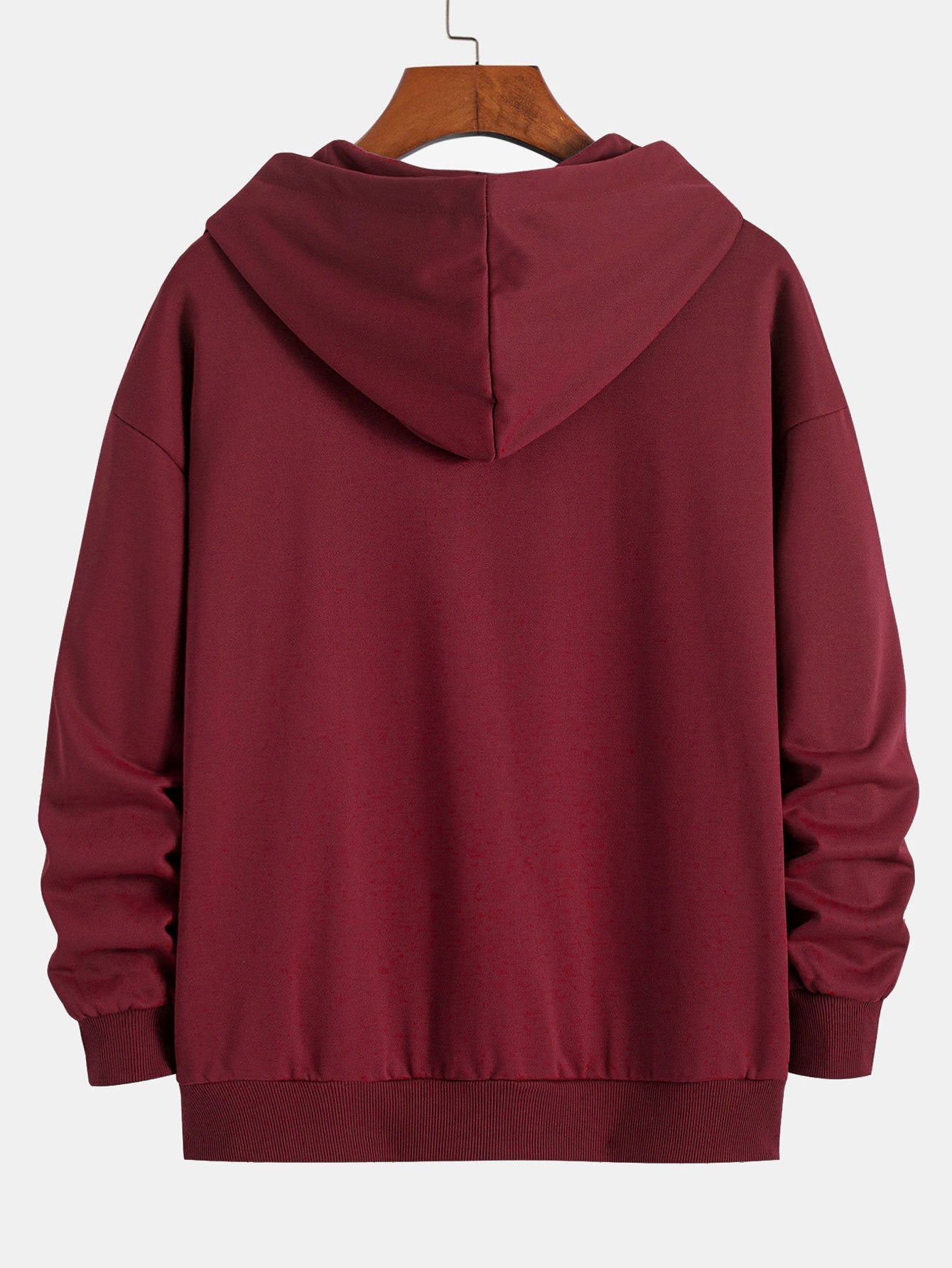 Essential Relaxed Fit Zip-Up Hoodie