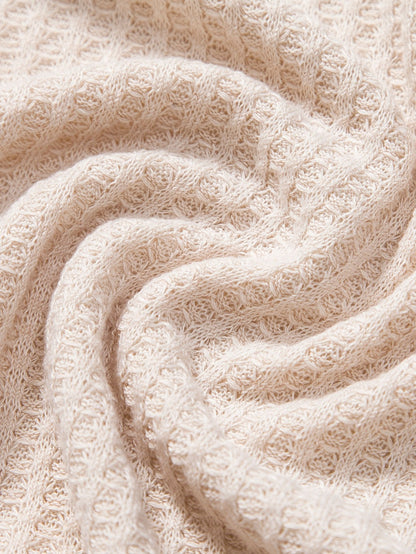 Strick-Waffel-Polohemd