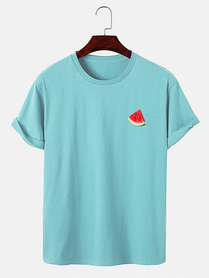 Melonen-Muster T-Shirt