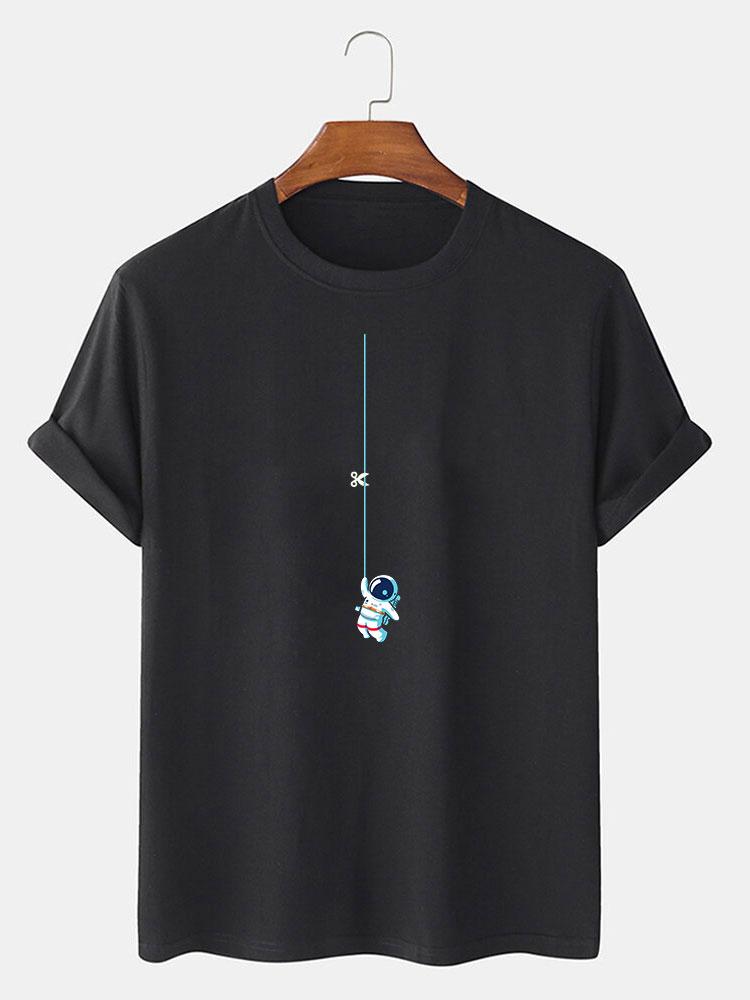 Astronaut mit Schnur Grafik T-Shirt