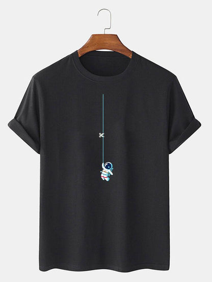 Astronaut mit Schnur Grafik T-Shirt
