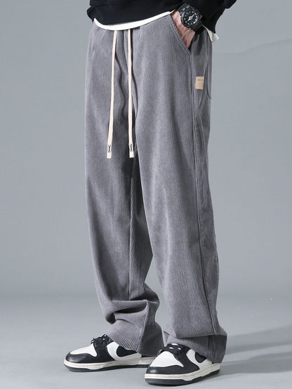 Gerade geschnittene Cordhosen