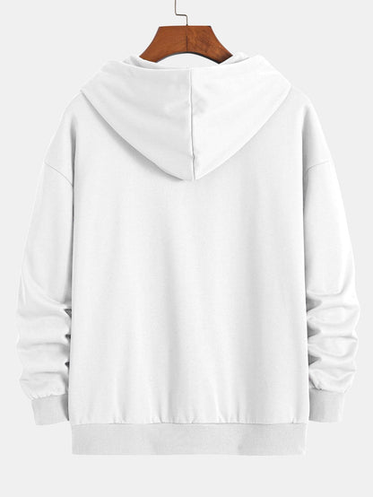 Essential Relaxed Fit Zip-Up Hoodie