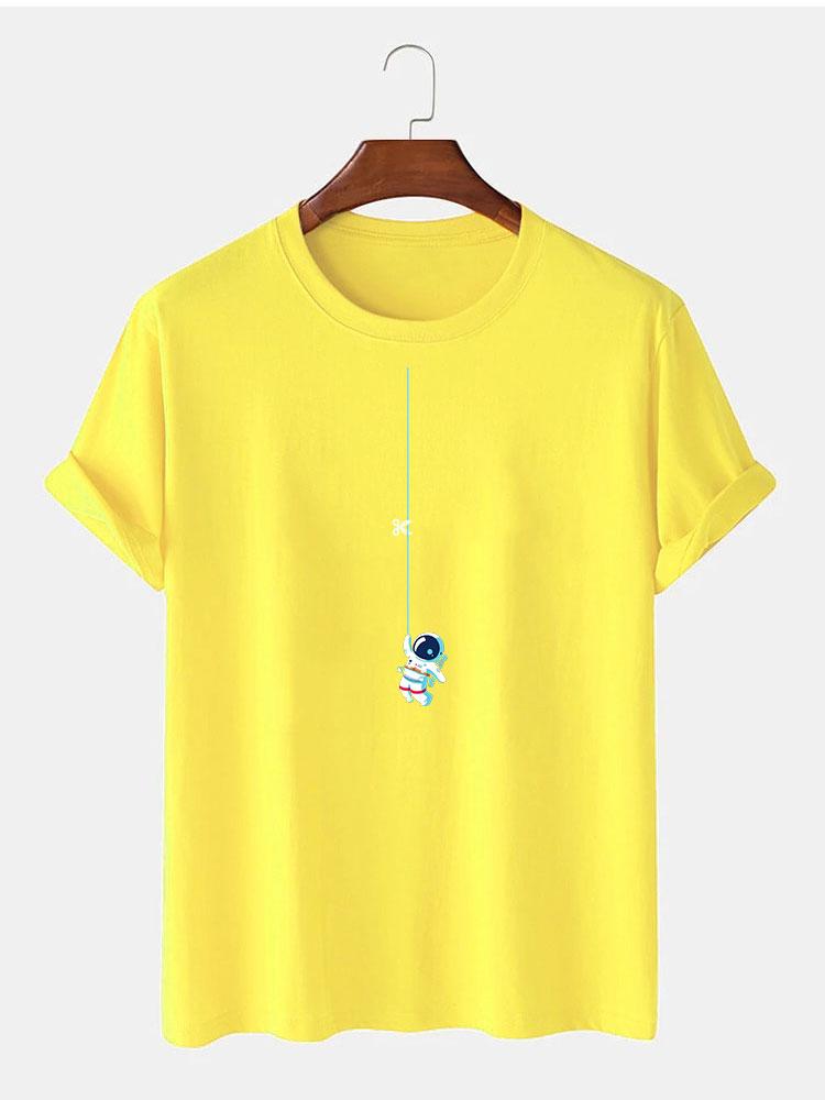 Astronauten-T-Shirt mit Schnur-Design
