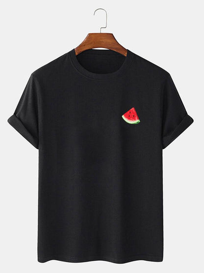 Melonen-Muster T-Shirt
