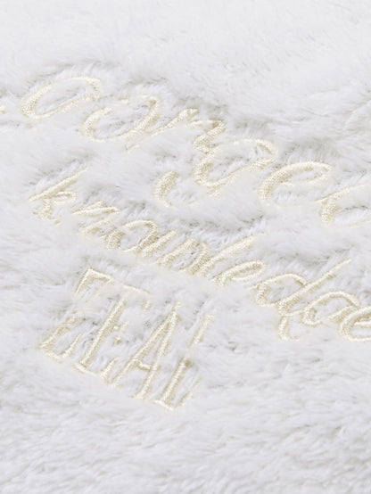 Umkehrbarer Teddy-Fleece und Corduroy Mantel