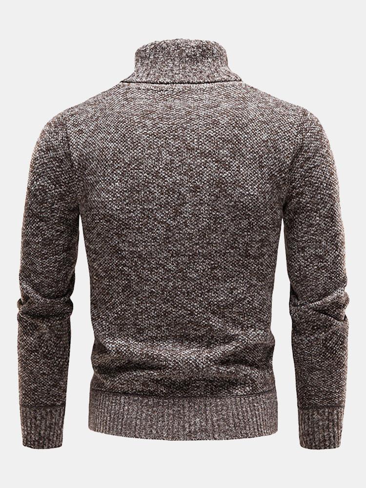 Herren Pullover mit Rollkragen