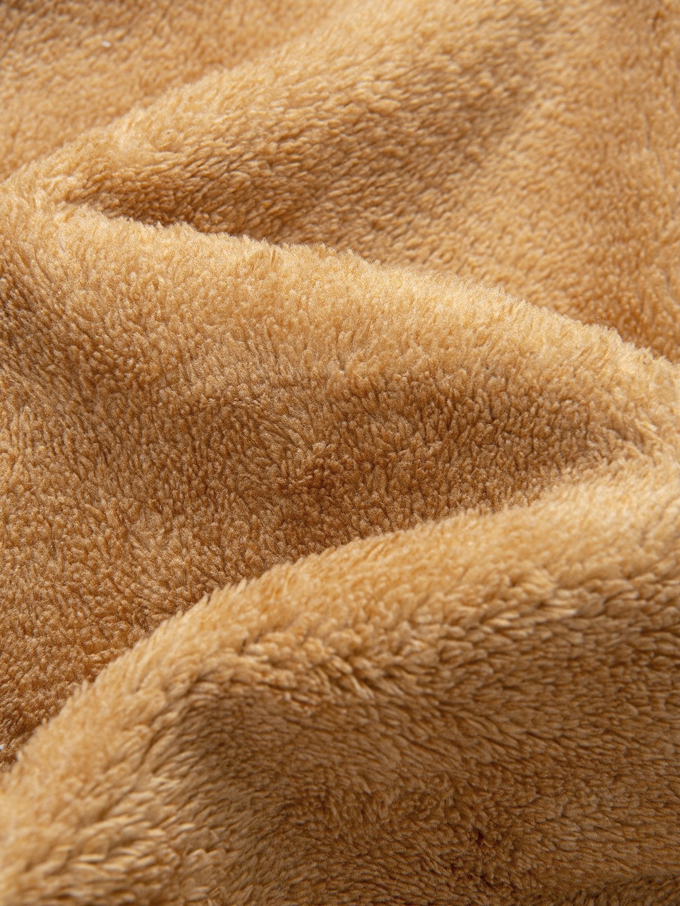 Flanell-Karobluse mit Kapuze und Teddyfutter