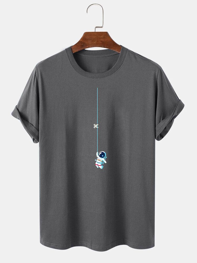 Astronaut mit Schnur Grafik T-Shirt