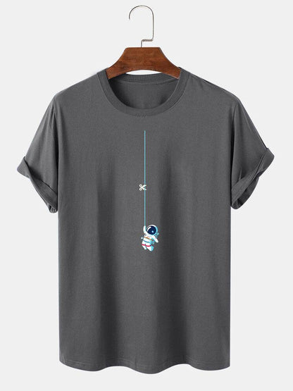 Astronaut mit Schnur Grafik T-Shirt