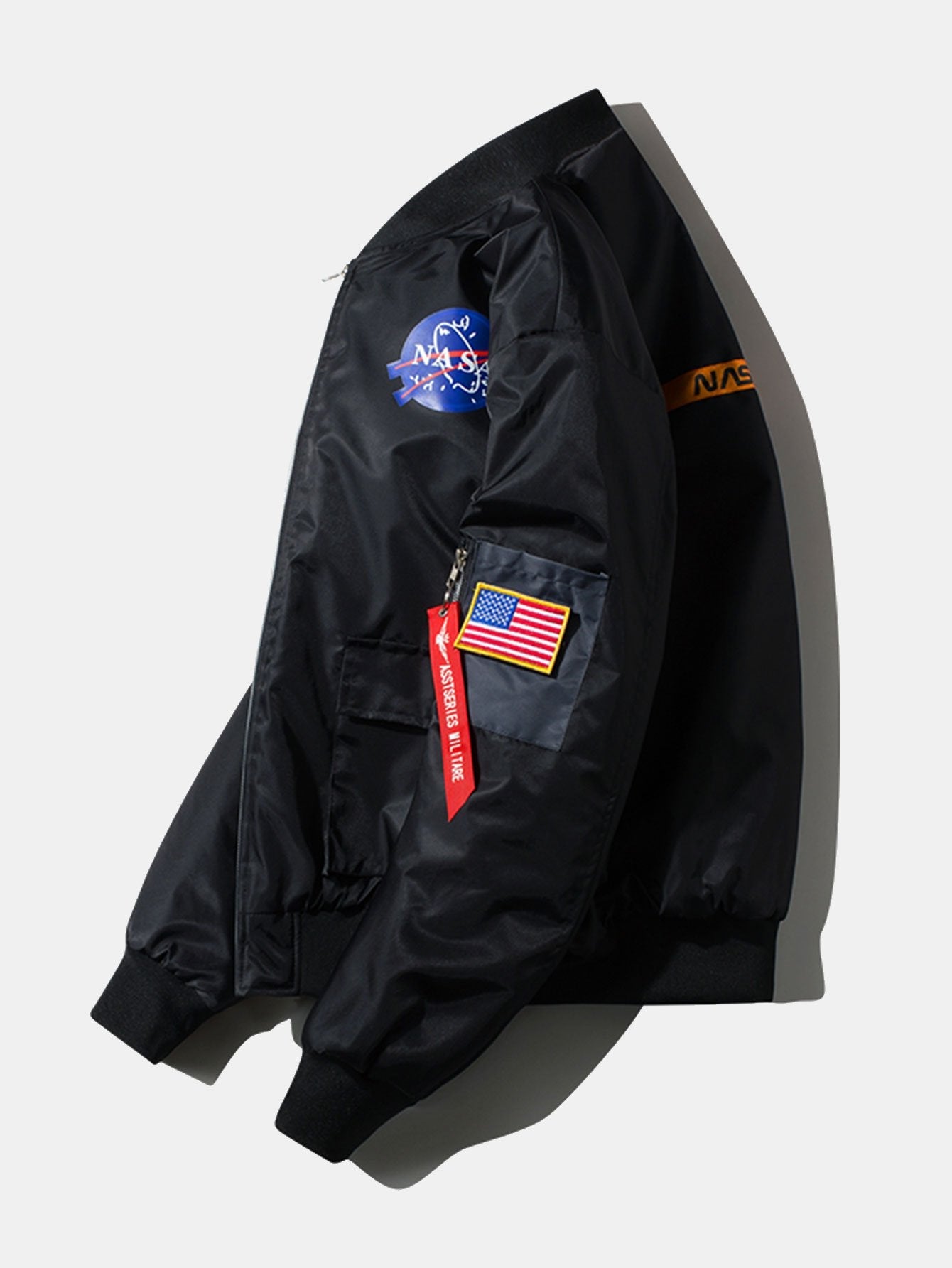 Überdimensionale NASA Druck Bomberjacke