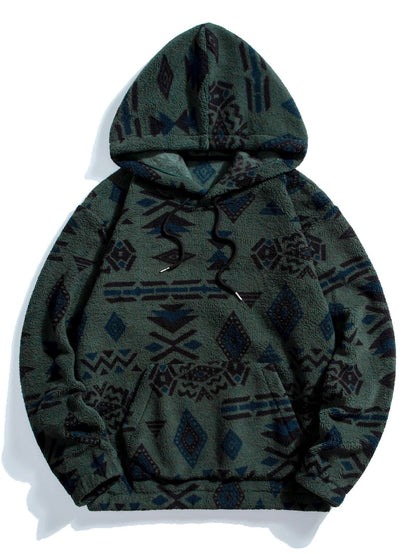 Aztec Pattern Hoodie