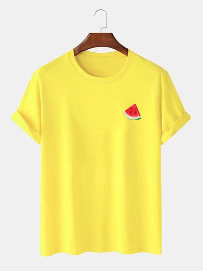 Melonen-Muster T-Shirt