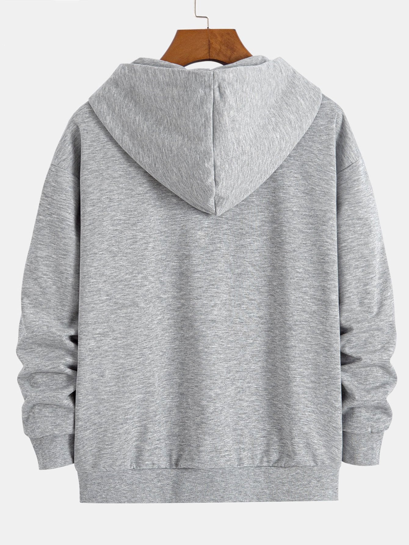 Essential Relaxed Fit Zip-Up Hoodie