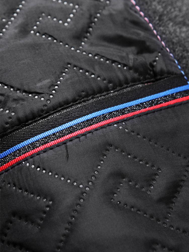 Blazer mit Stehkragen aus Wollmischung