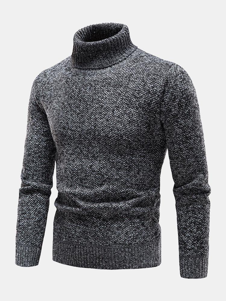 Herren Pullover mit Rollkragen