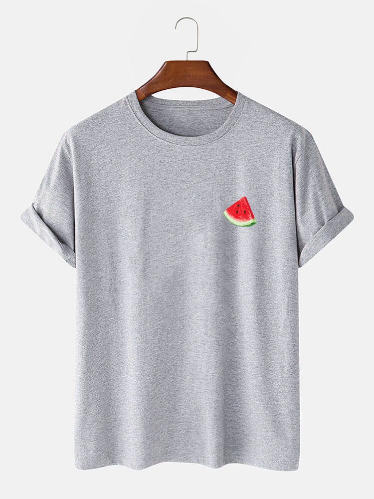 Melonen-Muster T-Shirt