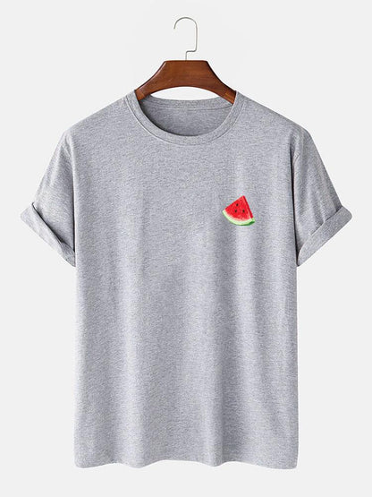 Melonen-Muster T-Shirt