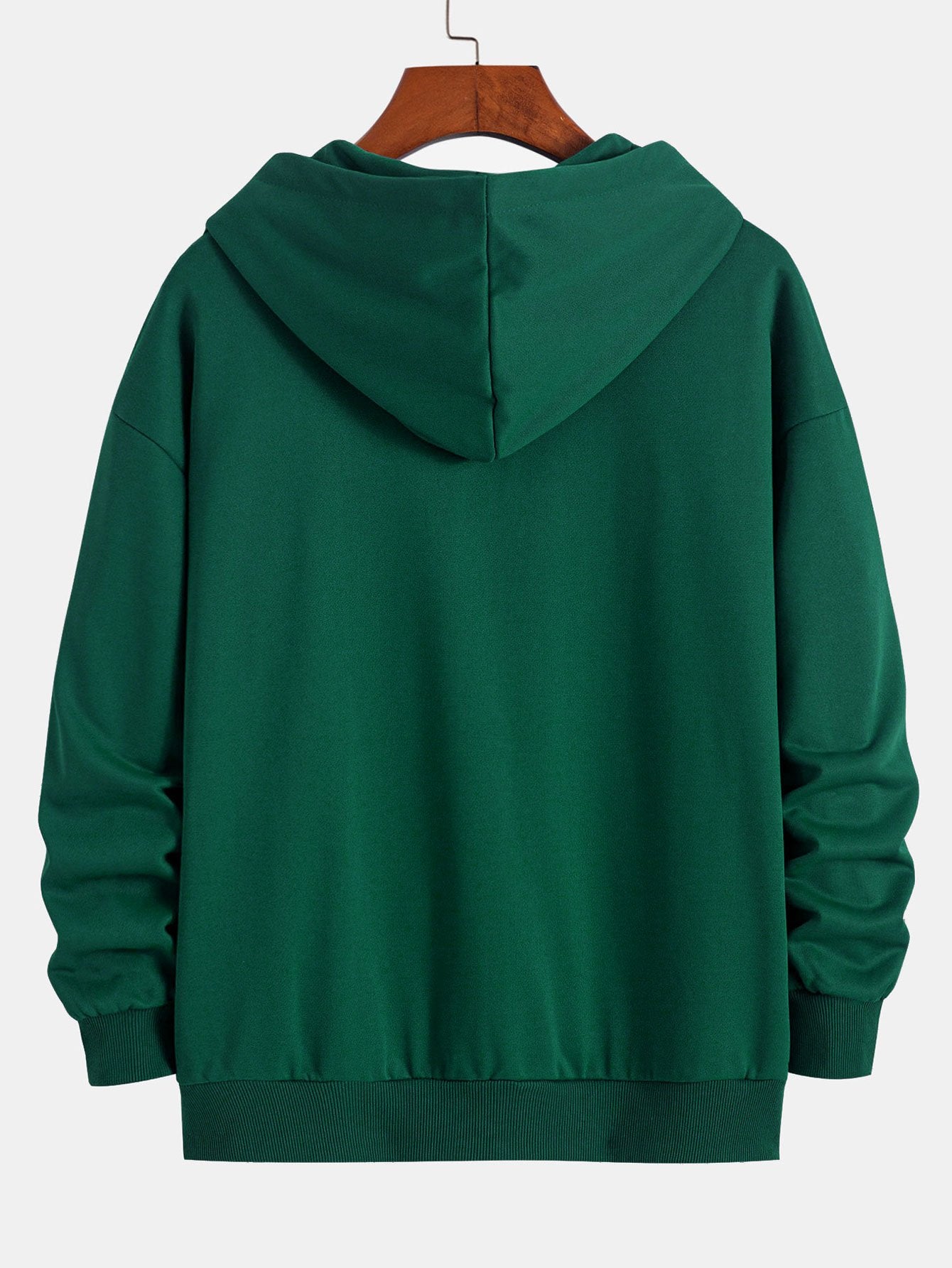 Essential Relaxed Fit Zip-Up Hoodie