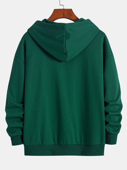 Essential Relaxed Fit Zip-Up Hoodie