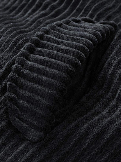 Gefütterter Corduroy-Mantel mit Polsterung