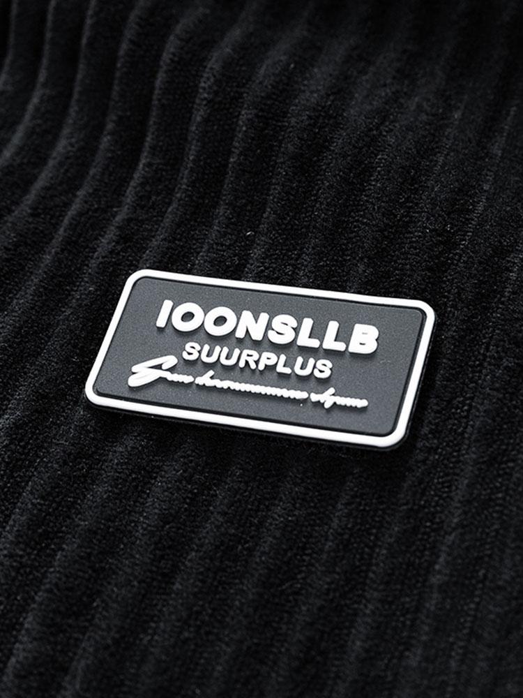 Gefütterter Corduroy-Mantel mit Polsterung