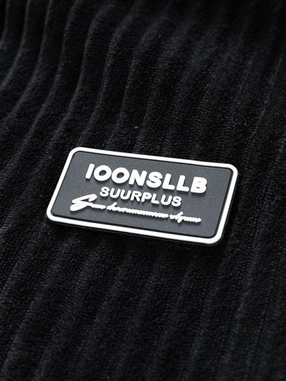 Gefütterter Corduroy-Mantel mit Polsterung