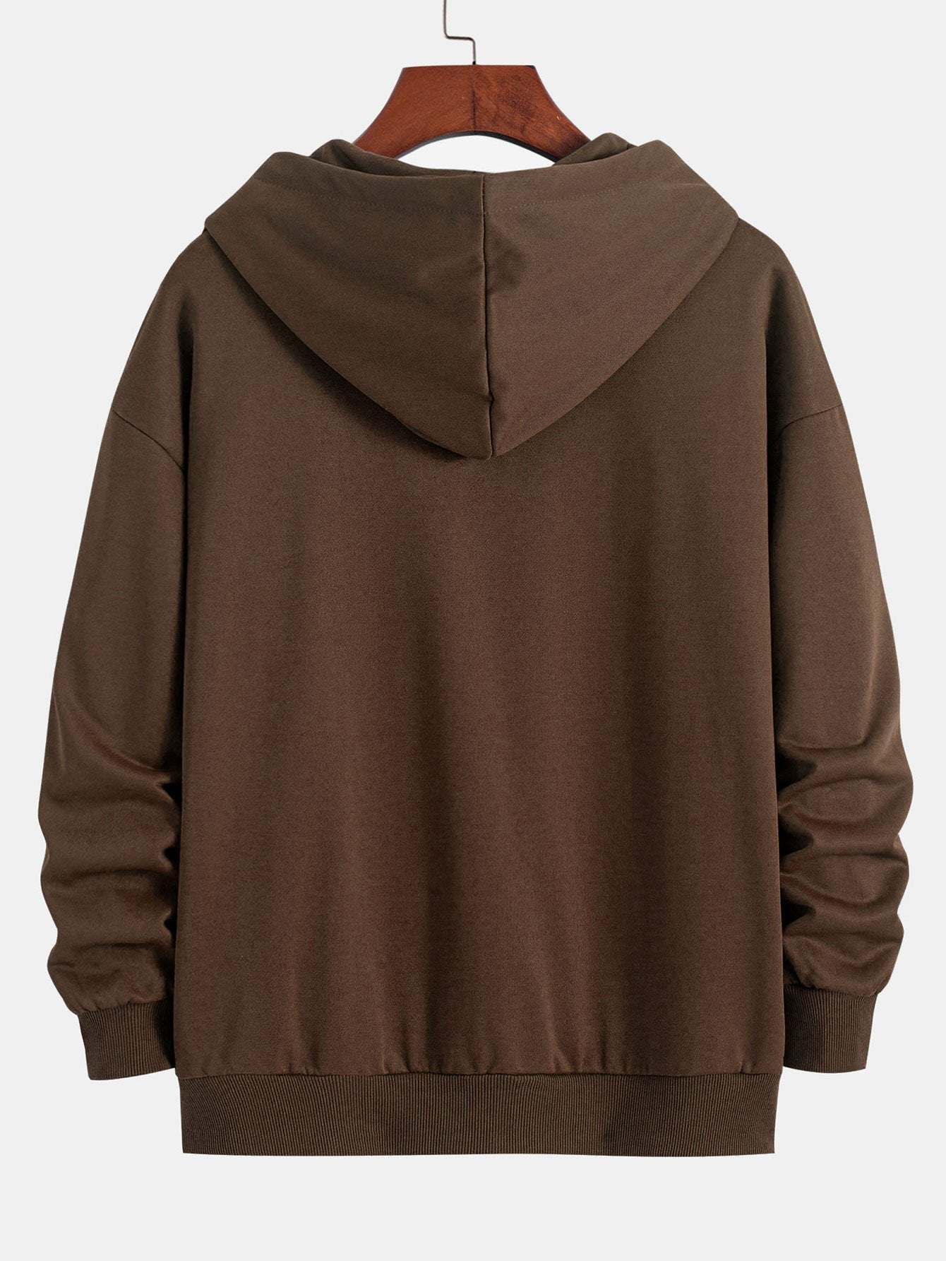 Essential Relaxed Fit Zip-Up Hoodie