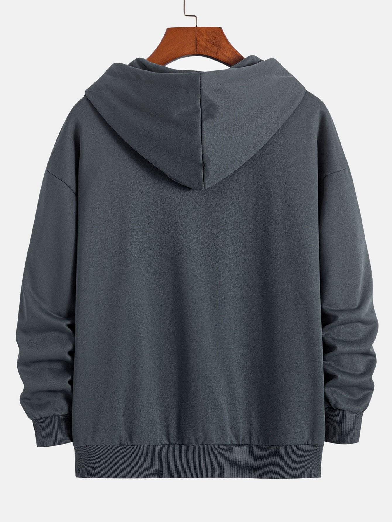 Essential Relaxed Fit Zip-Up Hoodie