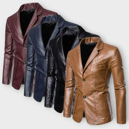 Business Casual Lederjacke