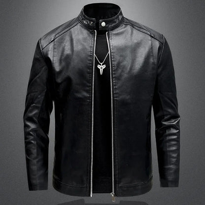 Elegante Biker-Lederjacke für Herren