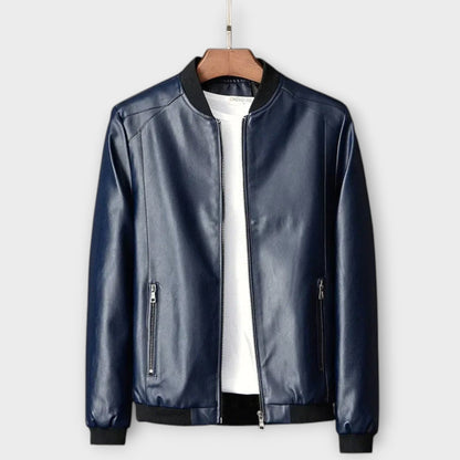 Bikerlederjacke