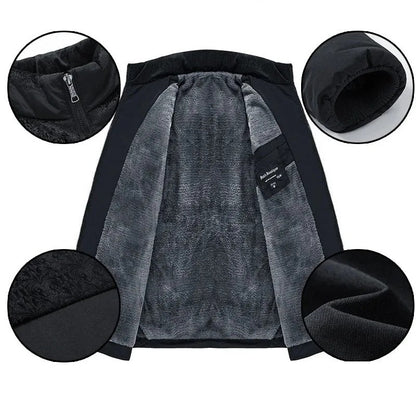 Elegante wattierte Pufferjacke