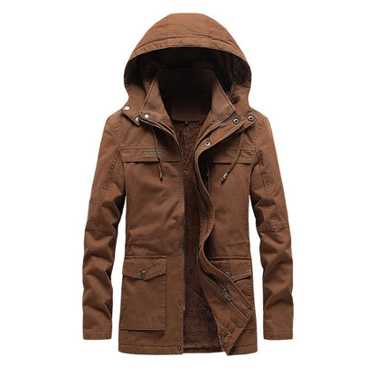 Elegante winddichte Winterjacke